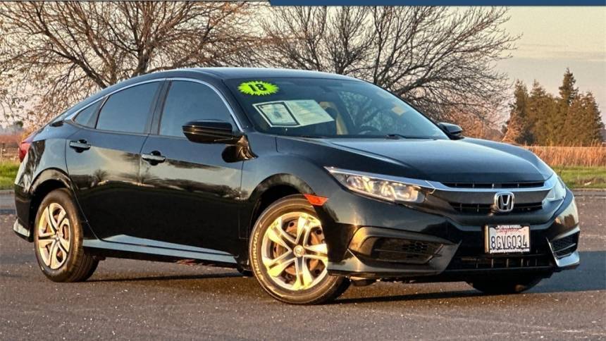 2018 Honda Civic LX — Sedan — 74,907 mi — Tracy, CA