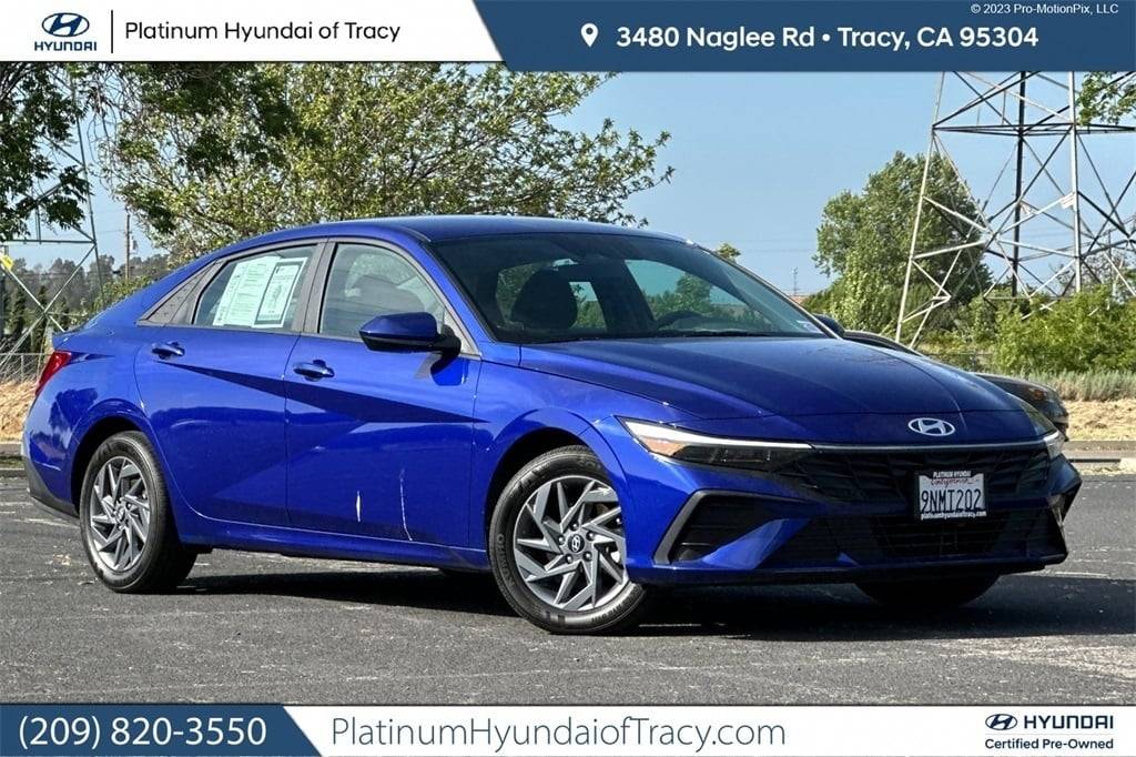 2024 Hyundai Elantra Hybrid Blue — Sedan — 8,880 mi — Tracy, CA