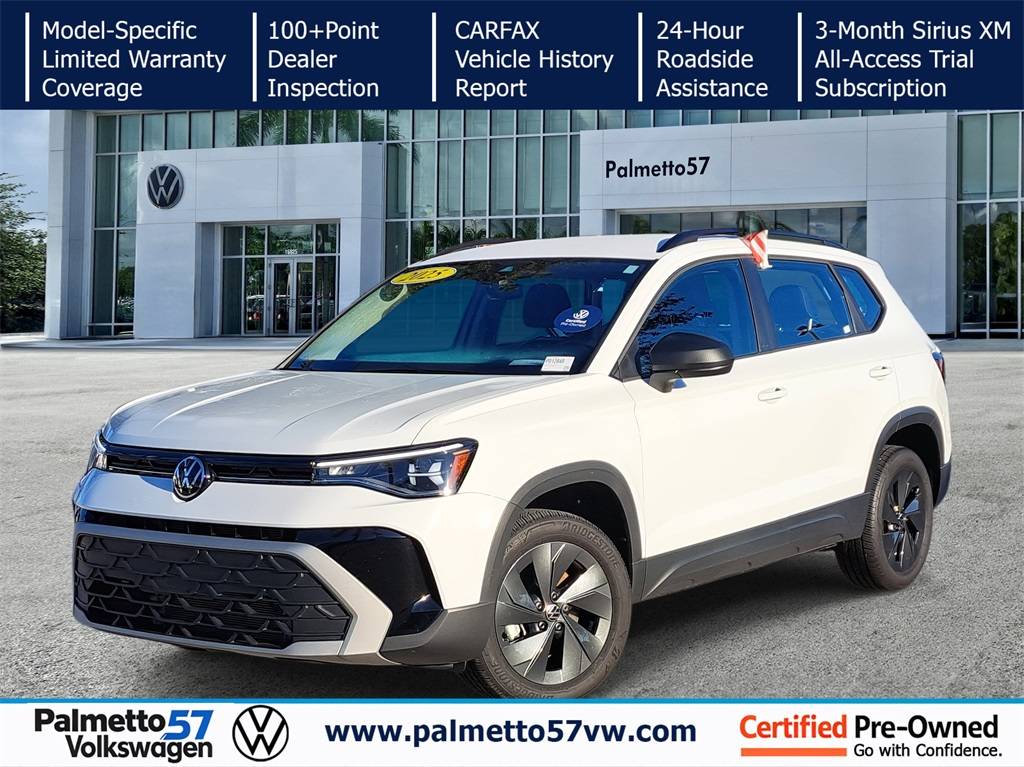 2025 Volkswagen Taos S — SUV — 6,510 mi — Miami Gardens, FL