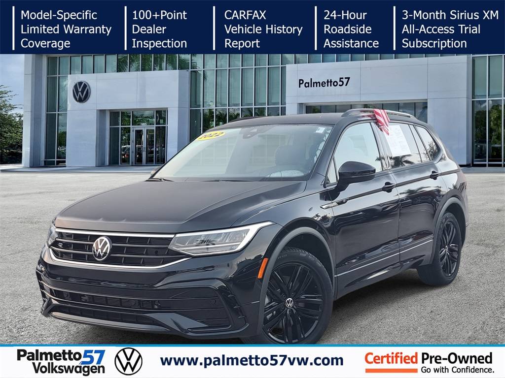 2022 Volkswagen Tiguan SE R-Line Black — SUV — 26,099 mi — Miami Gardens, FL