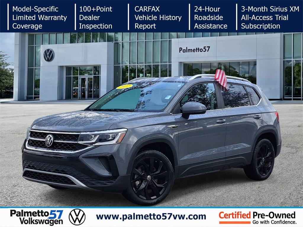 2022 Volkswagen Taos SEL — SUV — 58,310 mi — Miami Gardens, FL