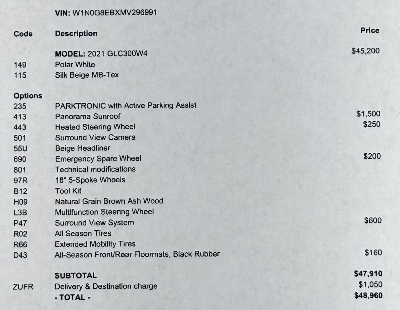 2021 Mercedes-Benz GLC GLC 300 — SUV — 48,994 mi — Alexandria, VA