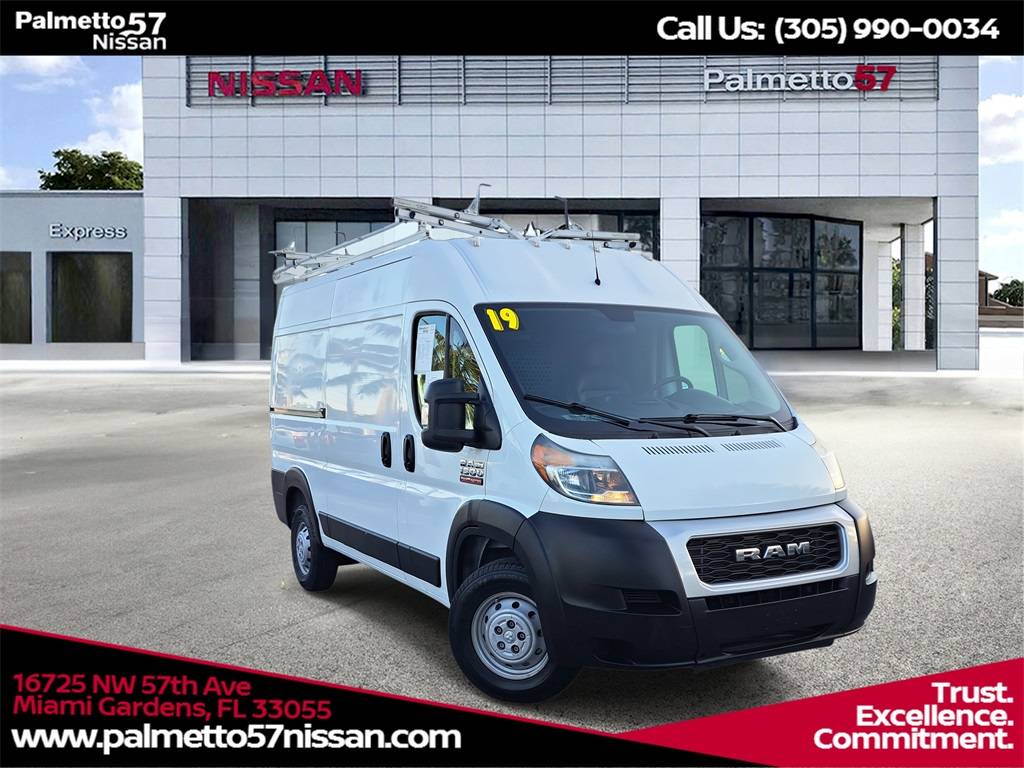 2019 Ram ProMaster Cargo Van 1500 — Cargo Van — 113,716 mi — Miami Gardens, FL