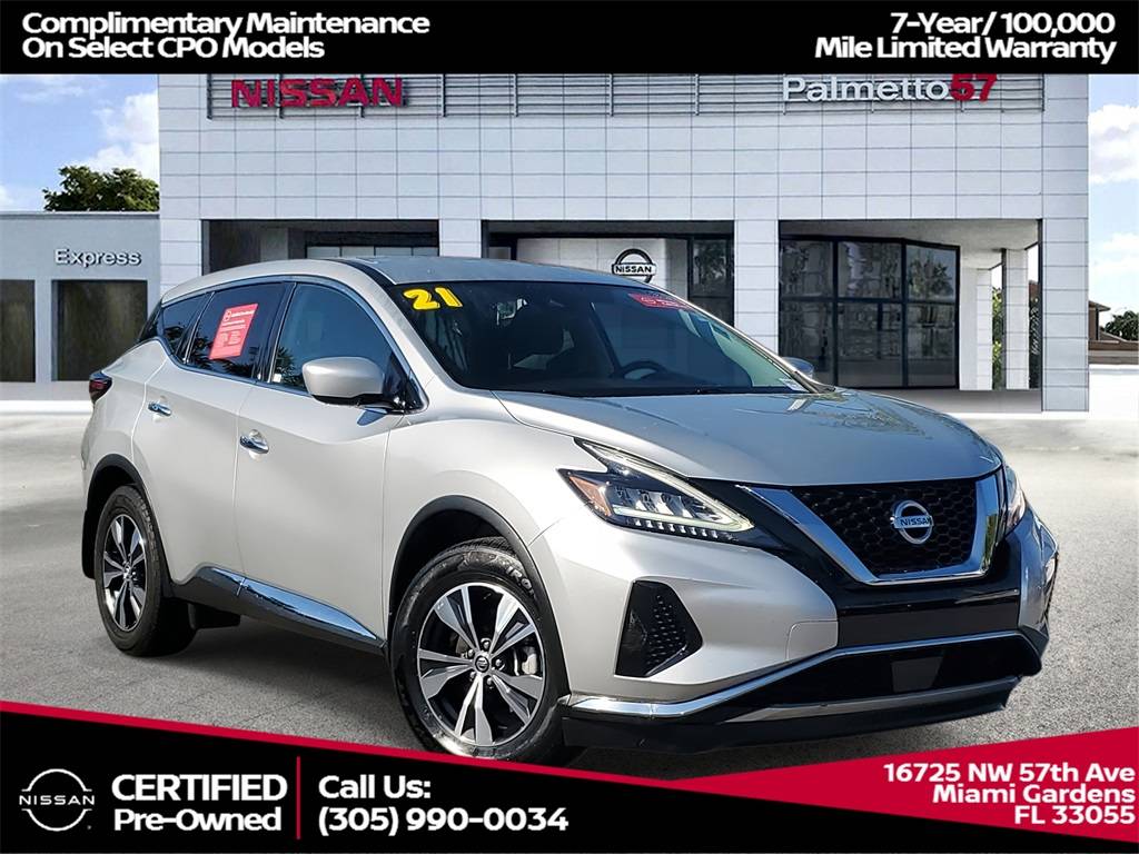 2021 Nissan Murano S — SUV — 37,126 mi — Miami Gardens, FL