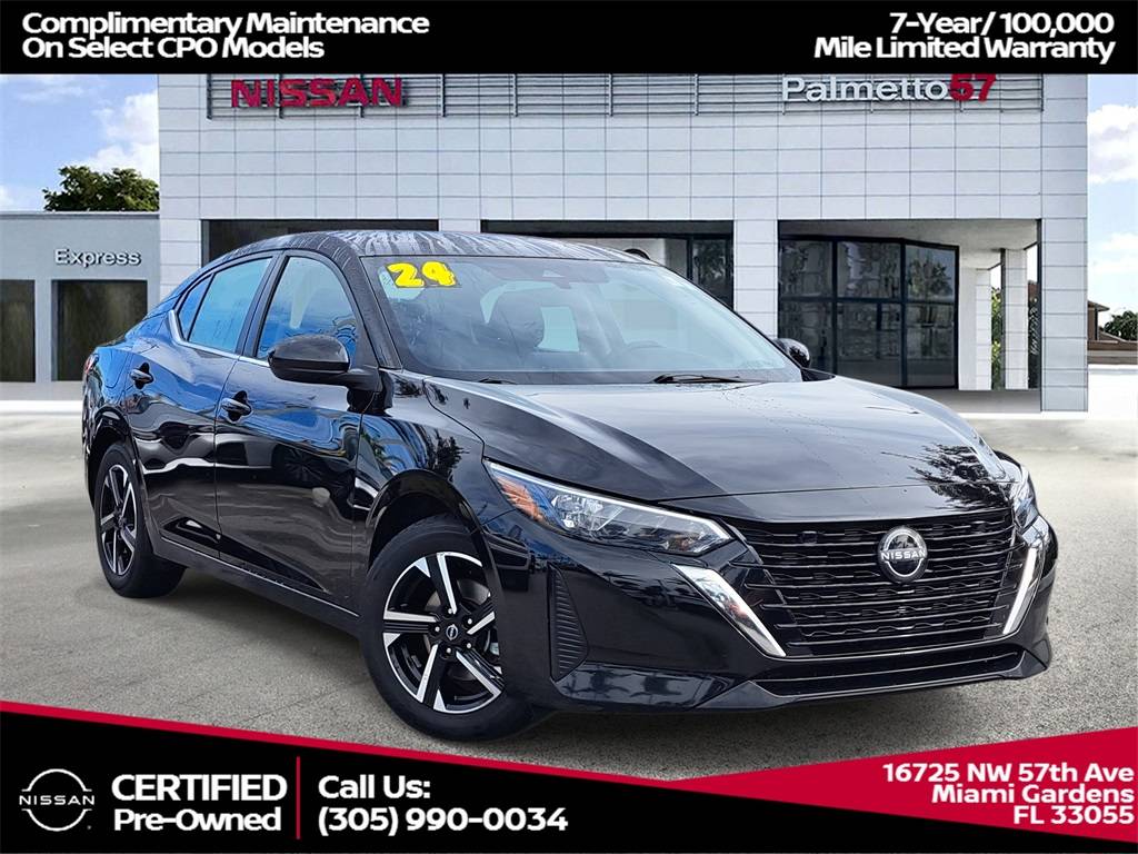 2024 Nissan Sentra SV — Sedan — 60,407 mi — Miami Gardens, FL