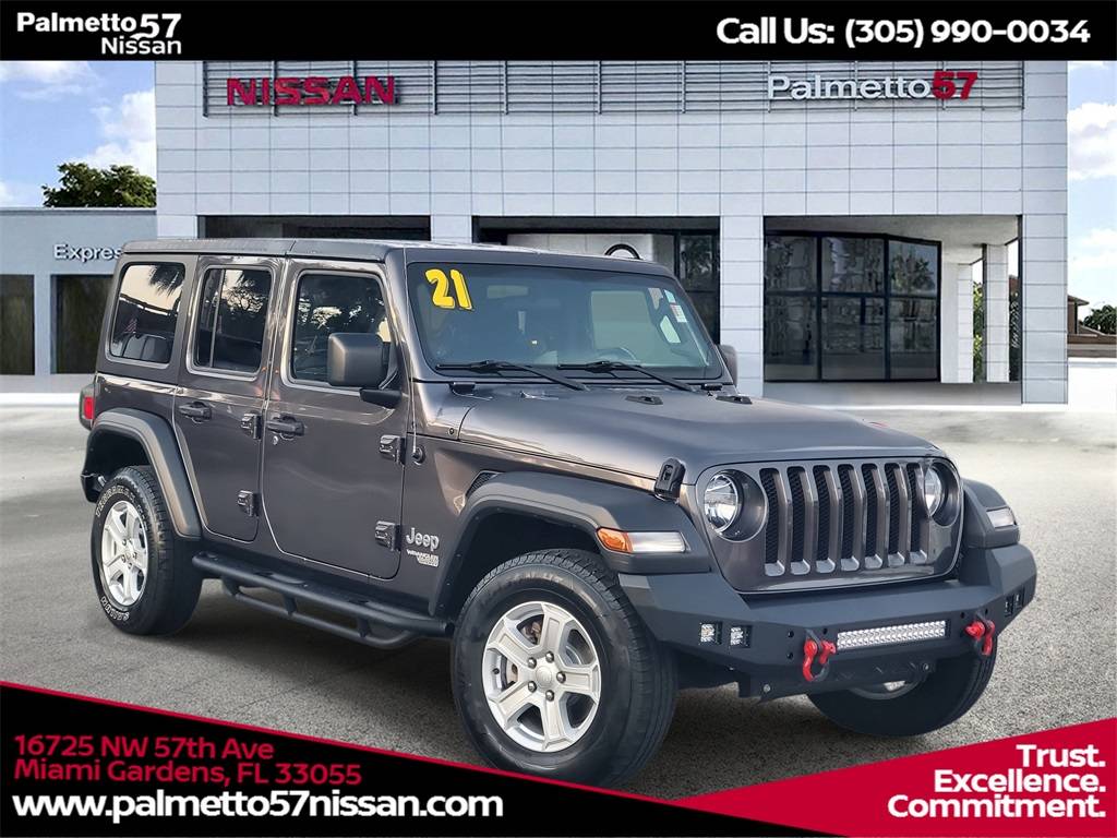 2021 Jeep Wrangler Sport S — SUV — 70,514 mi — Miami Gardens, FL