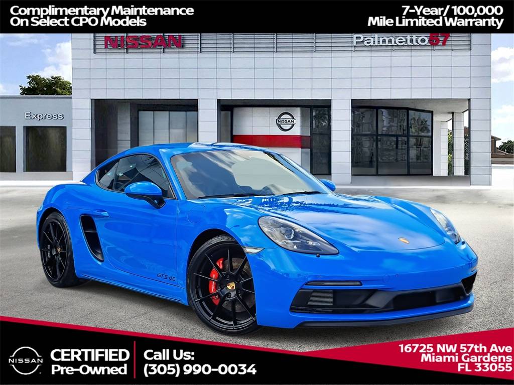 2024 Porsche 718 Cayman GTS — Coupe — 3,258 mi — Miami Gardens, FL