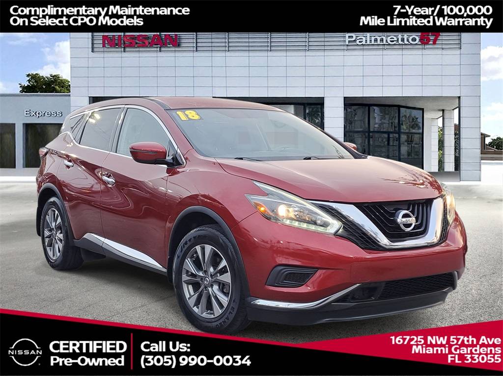 2018 Nissan Murano S — SUV — 49,249 mi — Miami Gardens, FL