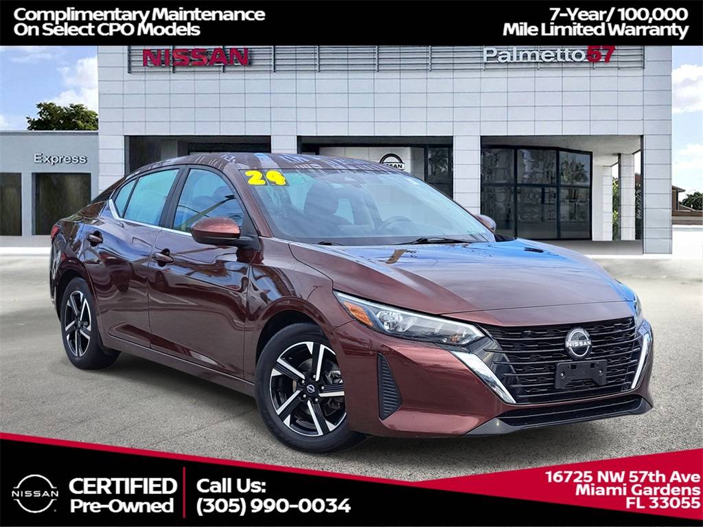 2024 Nissan Sentra SV — Sedan — 30,583 mi — Miami Gardens, FL