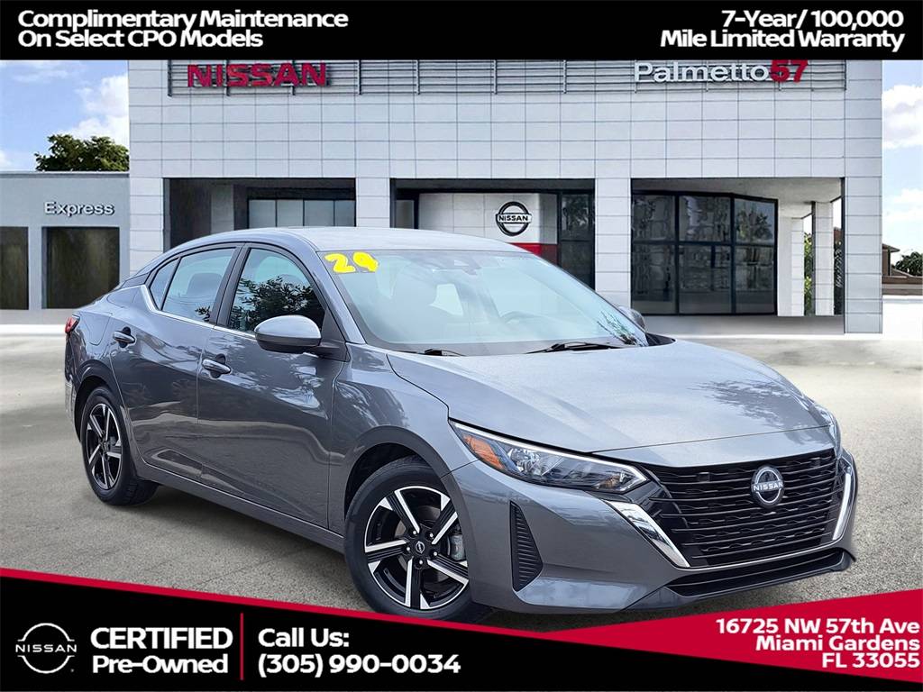 2024 Nissan Sentra SV — Sedan — 56,002 mi — Miami Gardens, FL