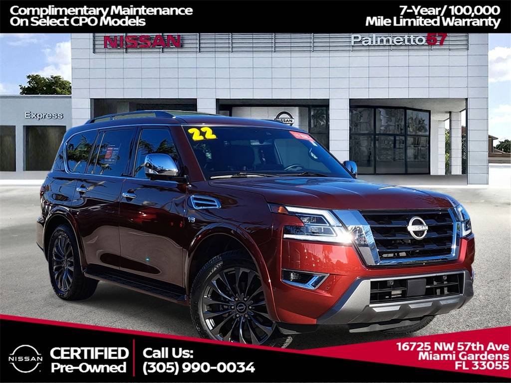 2022 Nissan Armada Platinum — SUV — 11,925 mi — Miami Gardens, FL
