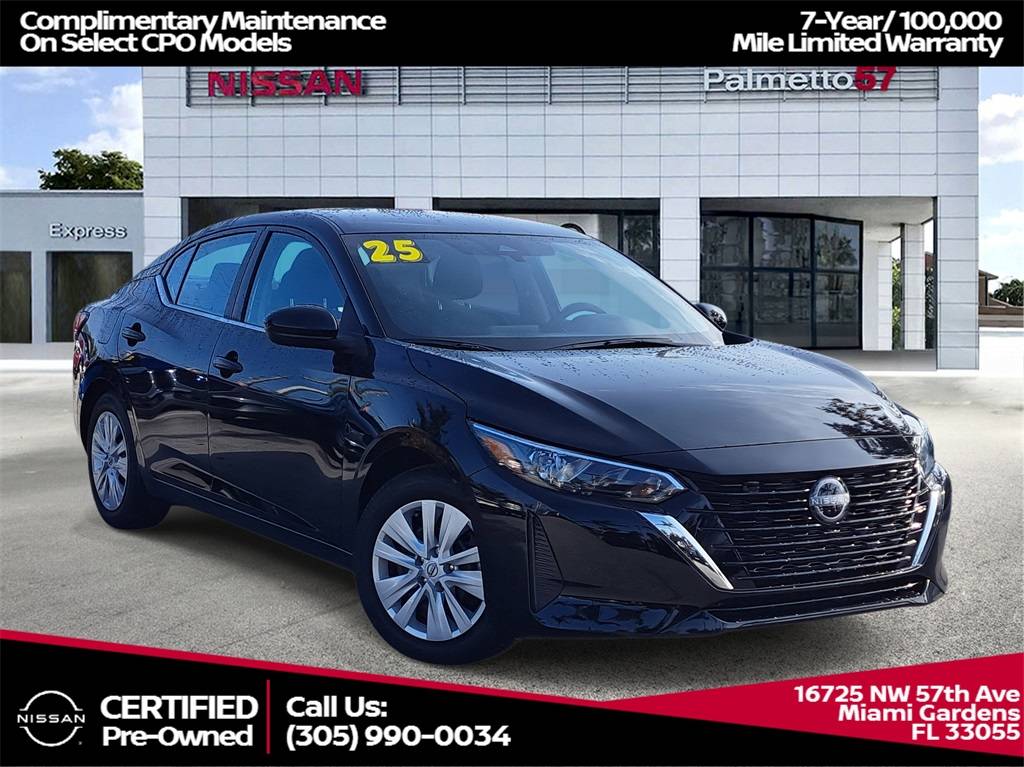 2025 Nissan Sentra S — Sedan — 7,520 mi — Miami Gardens, FL