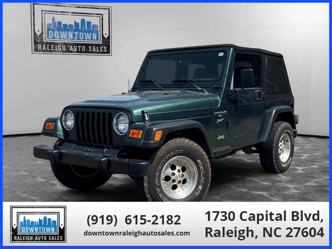 1999 Jeep Wrangler Sport — SUV — 166,473 mi — Raleigh, NC