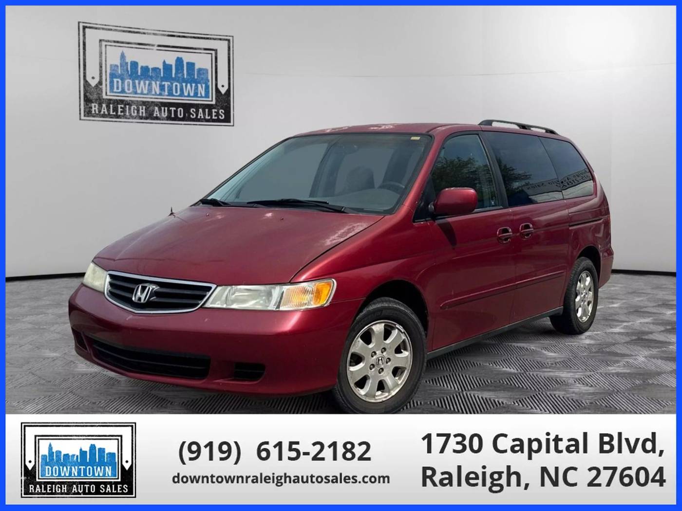 2002 Honda Odyssey EX — Minivan — 124,307 mi — Raleigh, NC