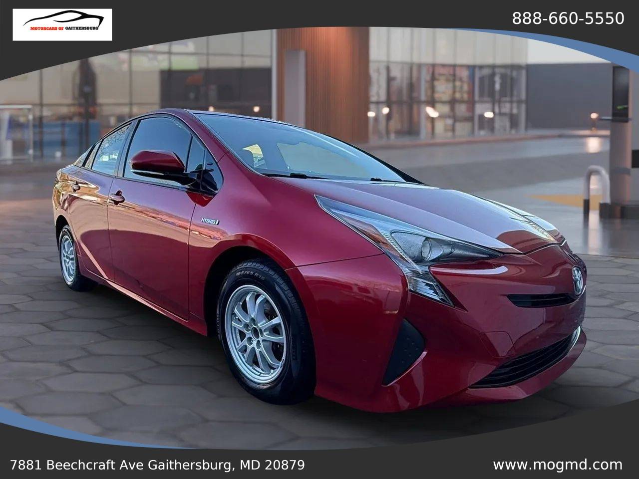 2016 Toyota Prius Two Eco — Hatchback — 98,161 mi — Gaithersburg, MD