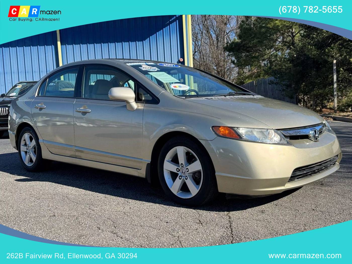 2007 Honda Civic EX — Sedan — 92,068 mi — Ellenwood, GA