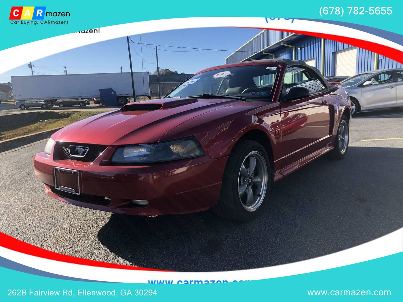 2002 Ford Mustang GT Premium — Convertible — 74,562 mi — Ellenwood, GA
