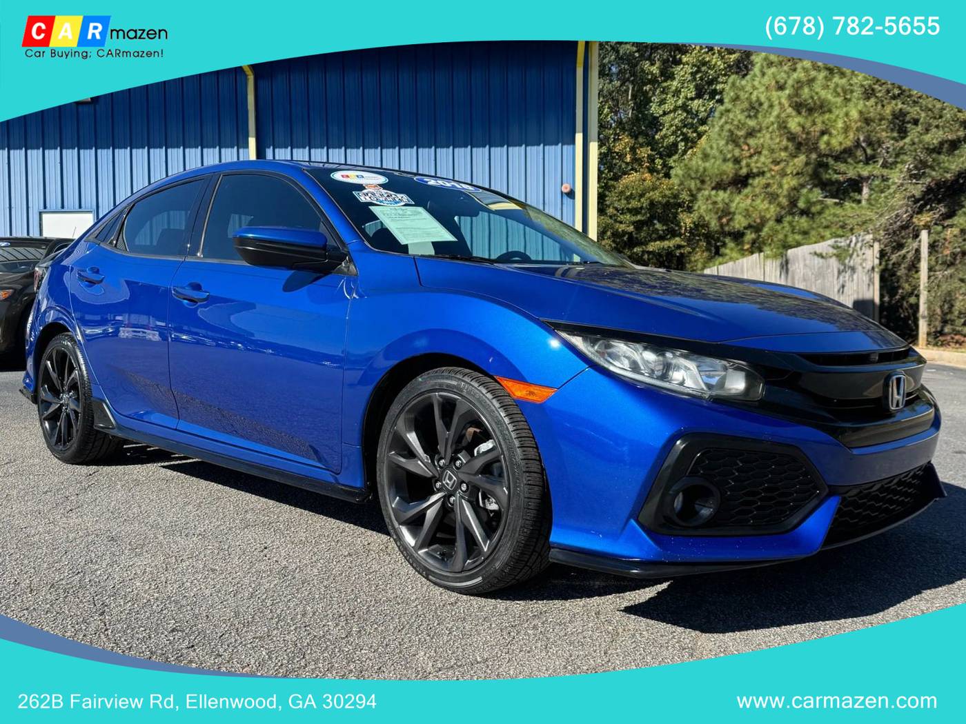 2018 Honda Civic Sport — Hatchback — 108,126 mi — Ellenwood, GA