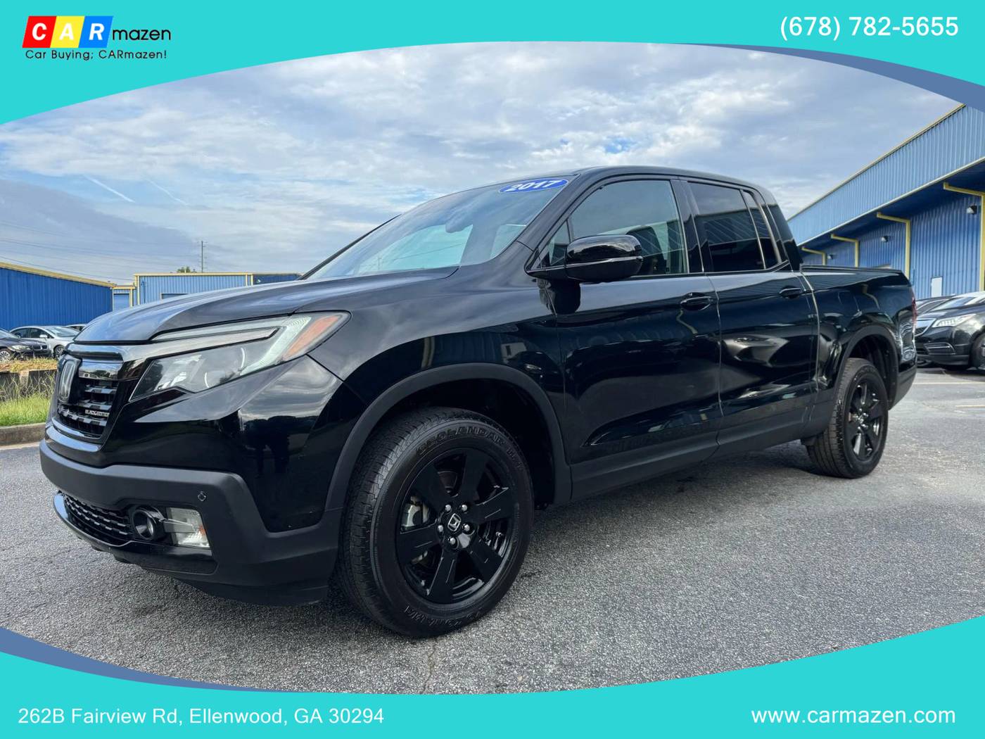 2017 Honda Ridgeline Black Edition — Pickup Truck — 164,339 mi — Ellenwood, GA