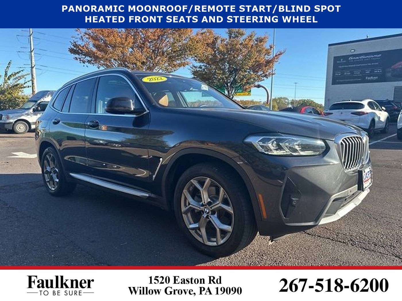 2022 BMW X3 30i — SUV — 21,347 mi — Willow Grove, PA