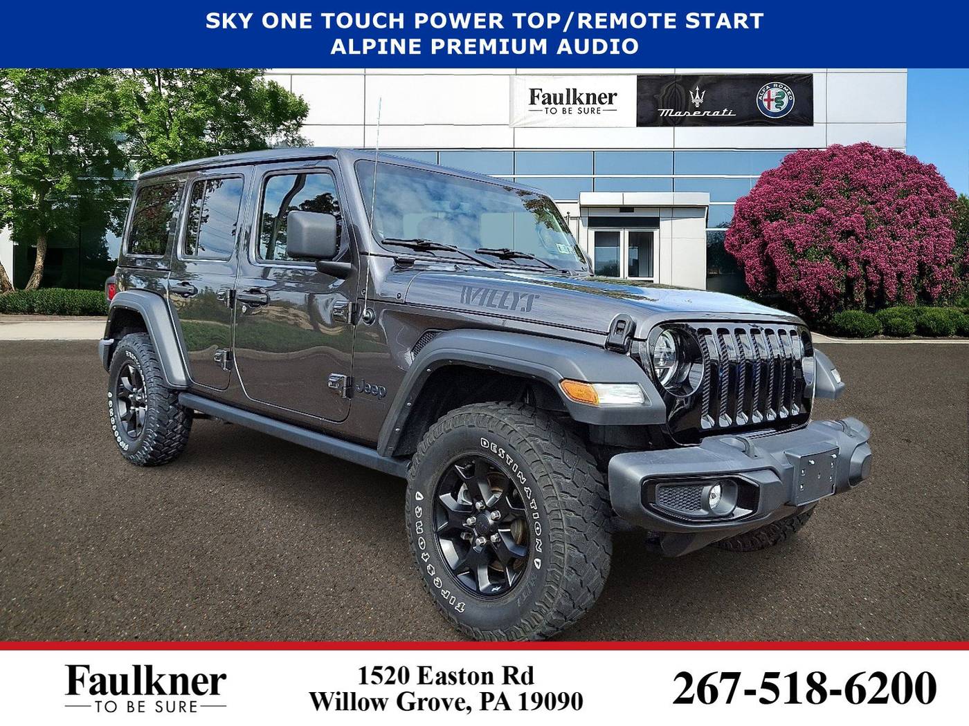 2022 Jeep Wrangler Willys — SUV — 39,014 mi — Willow Grove, PA