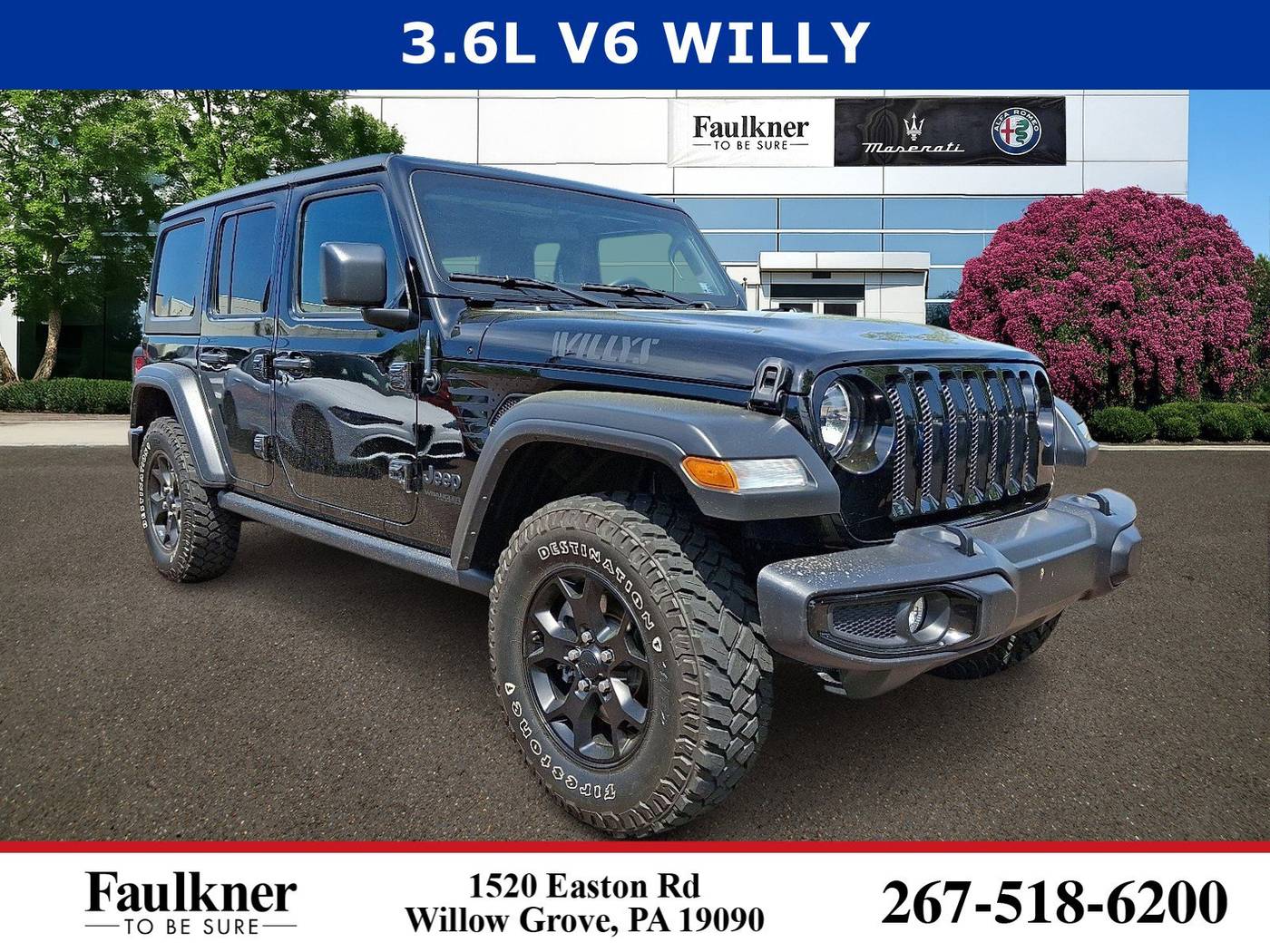 2021 Jeep Wrangler Willys Sport — SUV — 28,514 mi — Willow Grove, PA