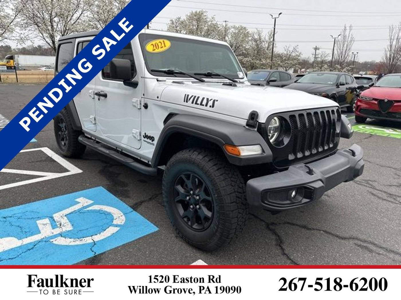 2021 Jeep Wrangler Willys — SUV — 34,119 mi — Willow Grove, PA
