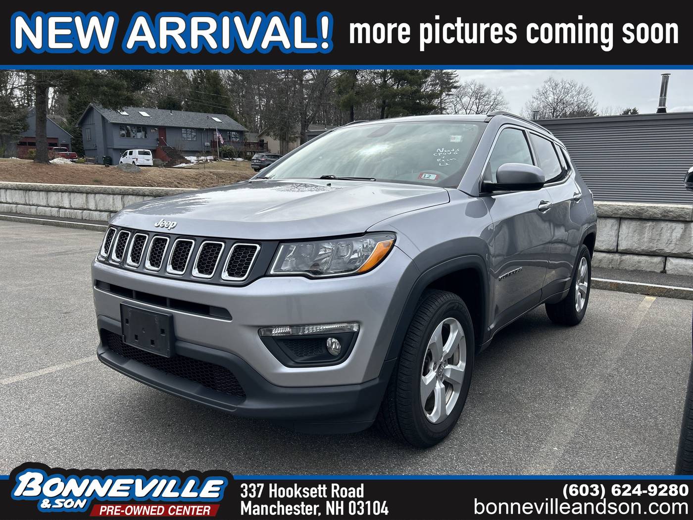 2018 Jeep Compass Latitude — SUV — 93,537 mi — Manchester, NH