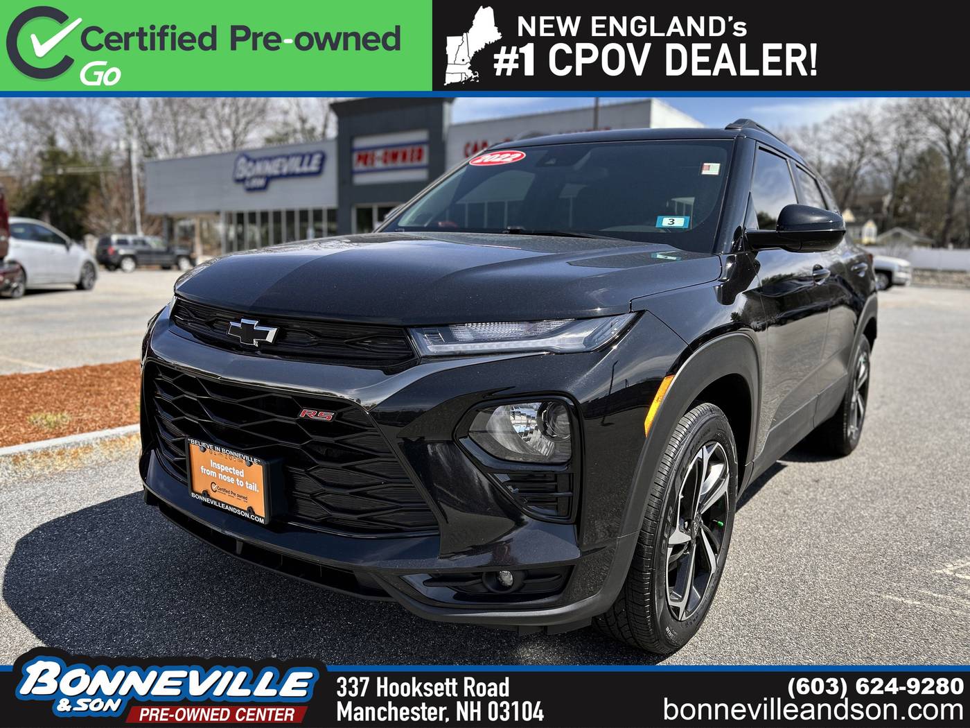 2022 Chevrolet Trailblazer RS — SUV — 93,009 mi — Manchester, NH