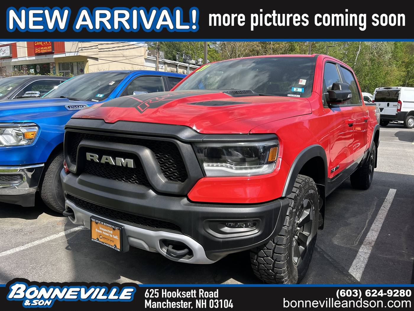 2021 Ram 1500 Rebel — Pickup Truck — 37,026 mi — Manchester, NH