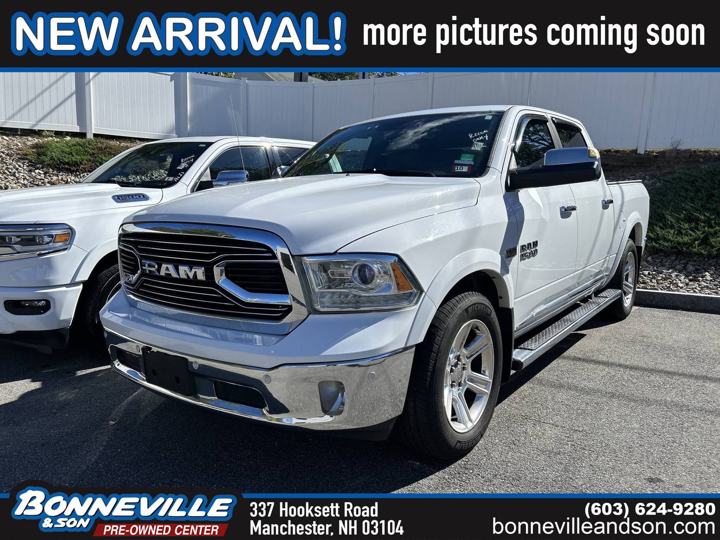 2016 Ram 1500 Longhorn Limited — Pickup Truck — 159,675 mi — Manchester, NH