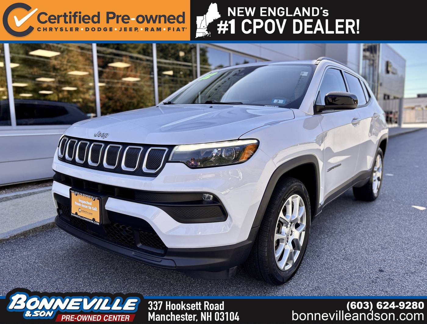 2022 Jeep Compass Latitude Lux — SUV — 19,972 mi — Manchester, NH