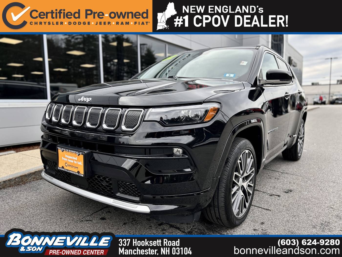 2022 Jeep Compass Limited — SUV — 8,652 mi — Manchester, NH