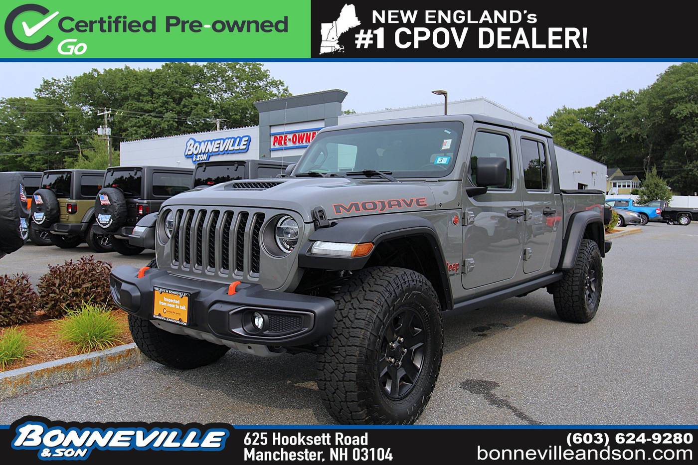 2021 Jeep Gladiator Mojave — Pickup Truck — 87,947 mi — Manchester, NH