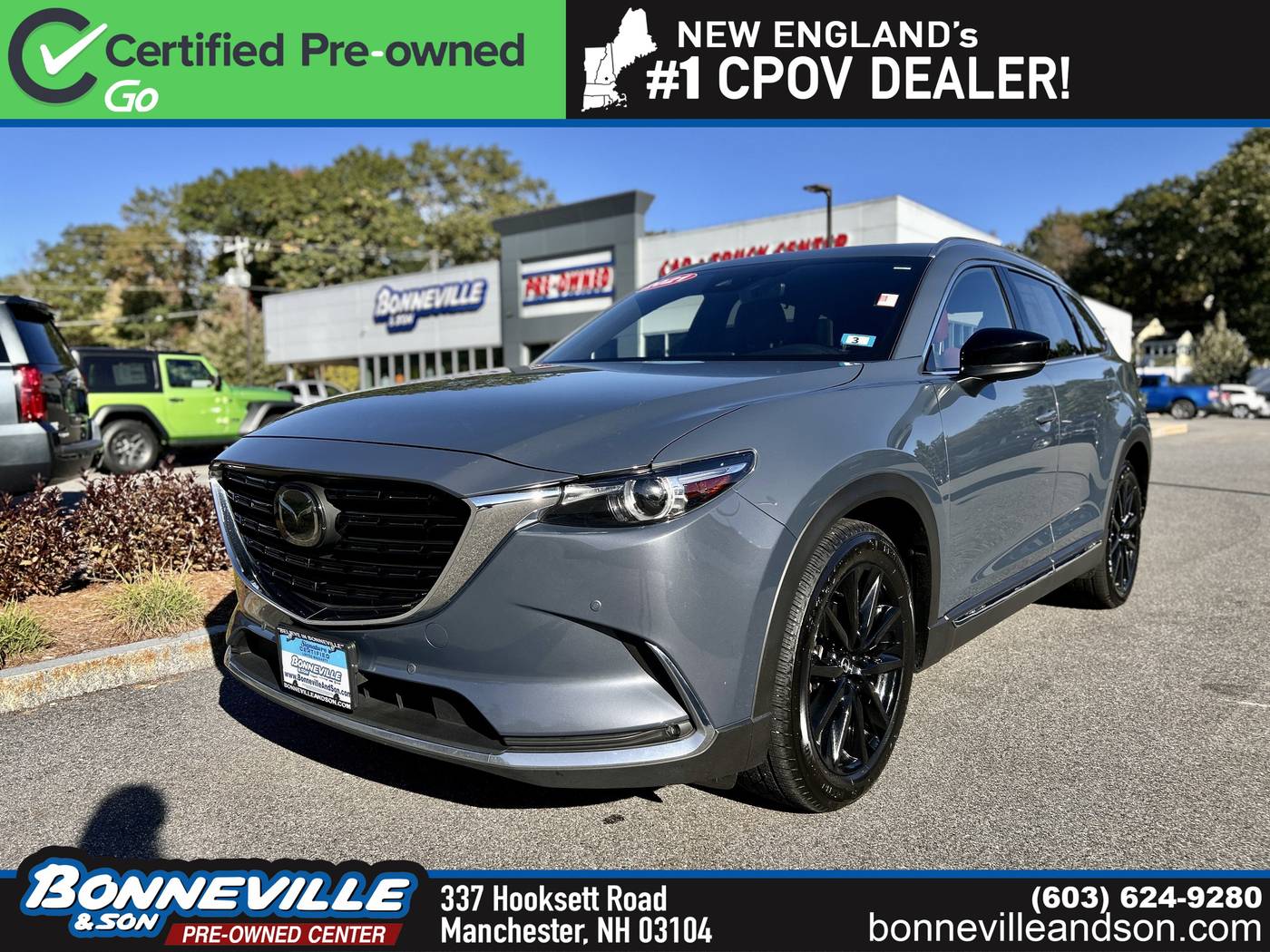 2021 Mazda CX-9 Carbon Edition — SUV — 78,240 mi — Manchester, NH