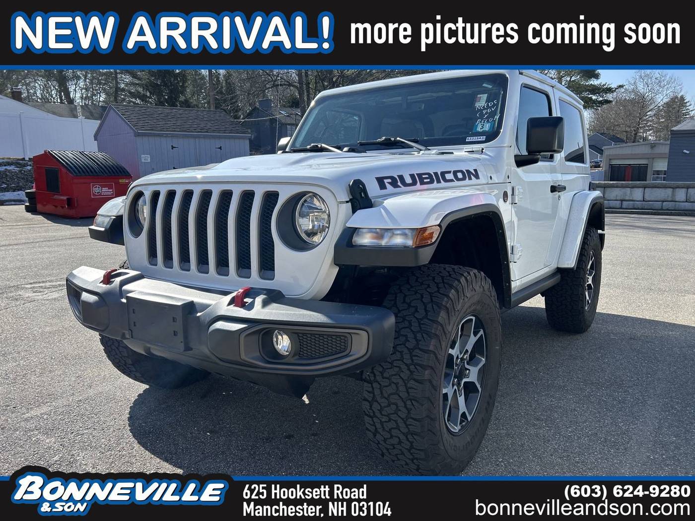 2022 Jeep Wrangler Rubicon — SUV — 17,453 mi — Manchester, NH