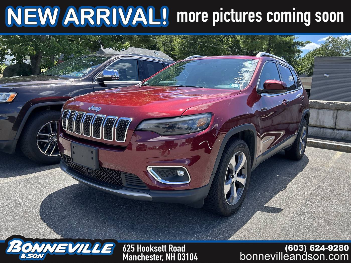 2019 Jeep Cherokee Limited — SUV — 44,373 mi — Manchester, NH