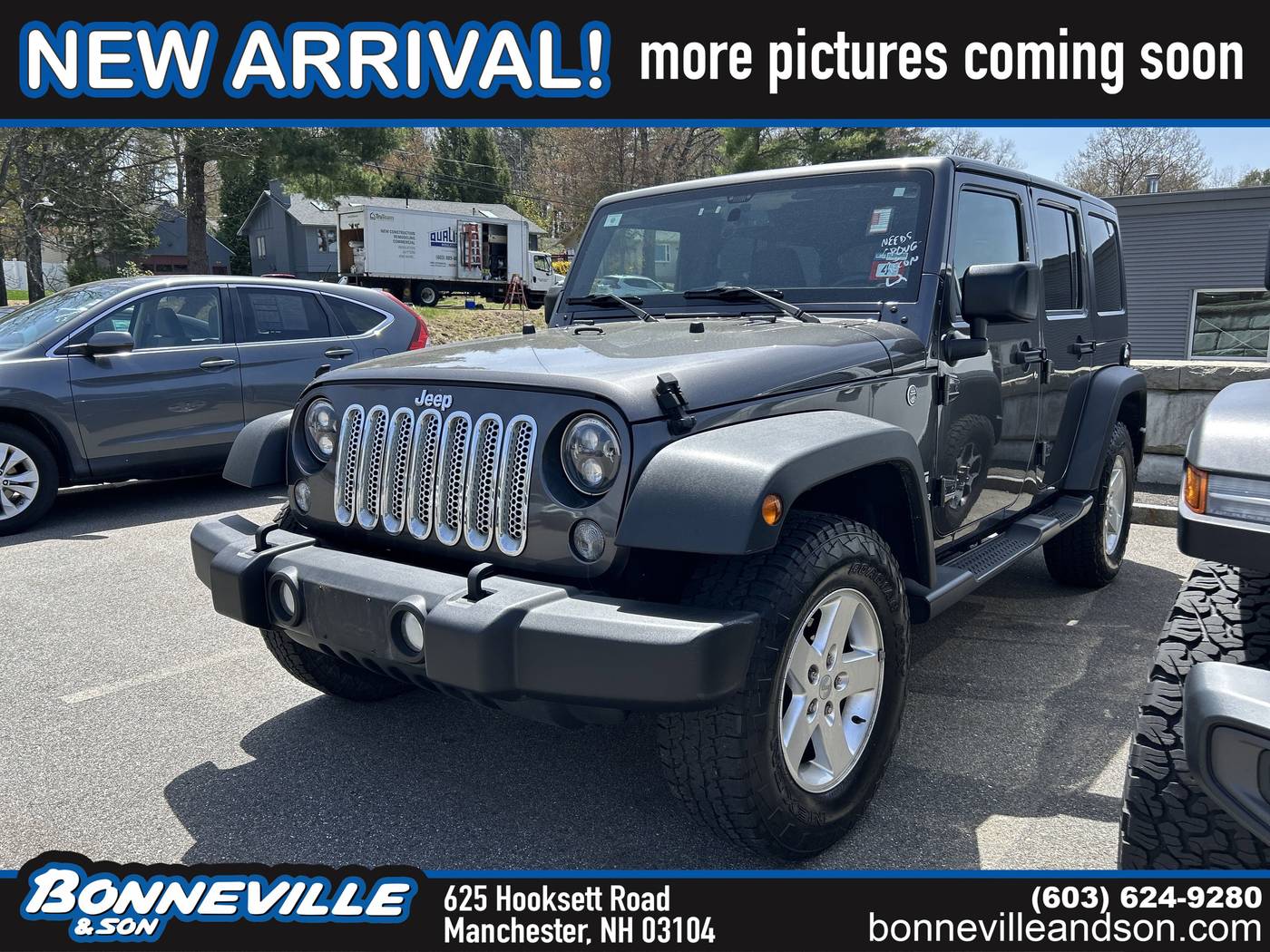 2016 Jeep Wrangler Sport — SUV — 117,246 mi — Manchester, NH