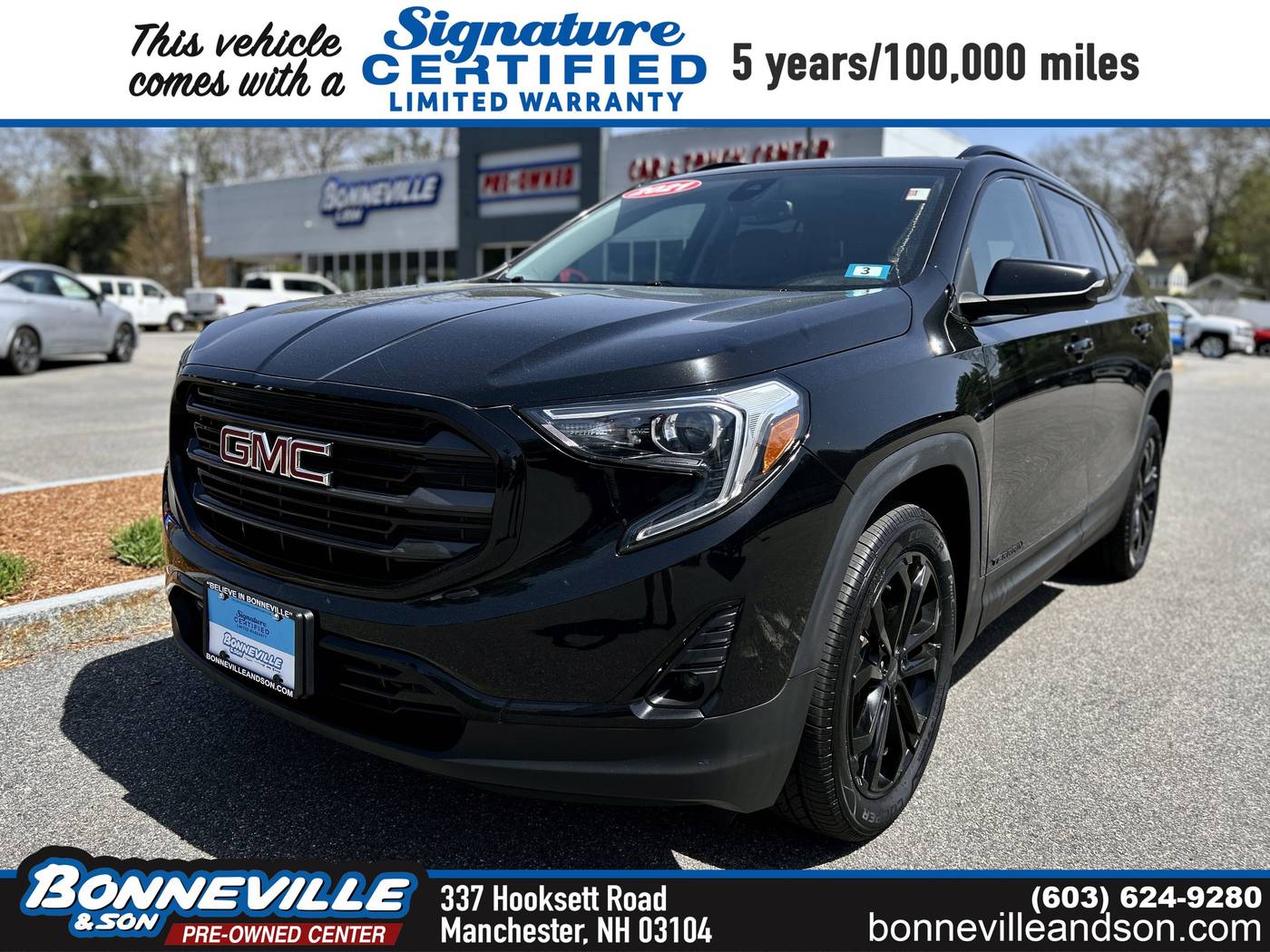 2021 GMC Terrain SLT — SUV — 32,667 mi — Manchester, NH