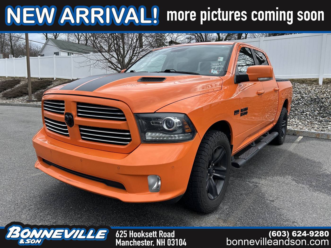 2017 Ram 1500 Sport — Pickup Truck — 114,458 mi — Manchester, NH