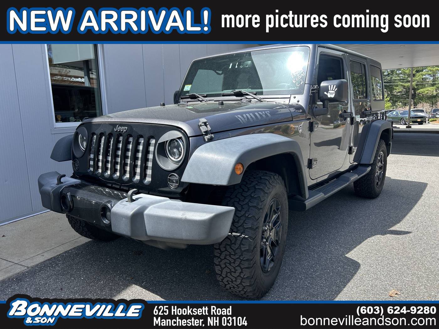 2016 Jeep Wrangler Willys Wheeler — SUV — 111,705 mi — Manchester, NH