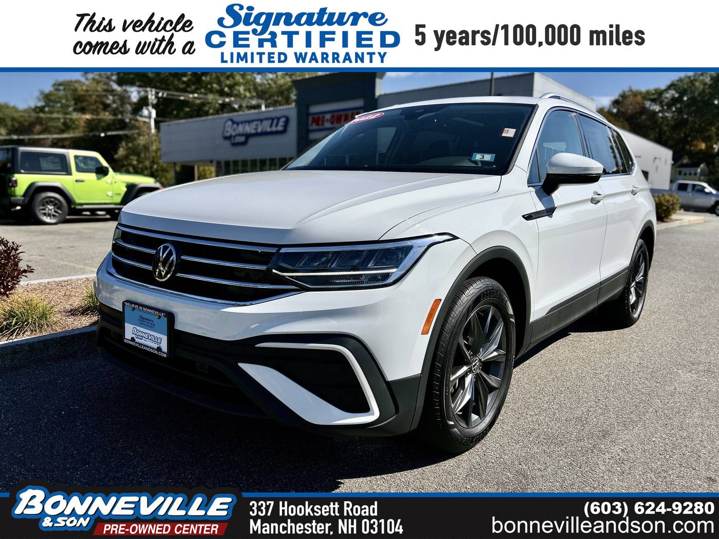 2022 Volkswagen Tiguan SE — SUV — 15,330 mi — Manchester, NH