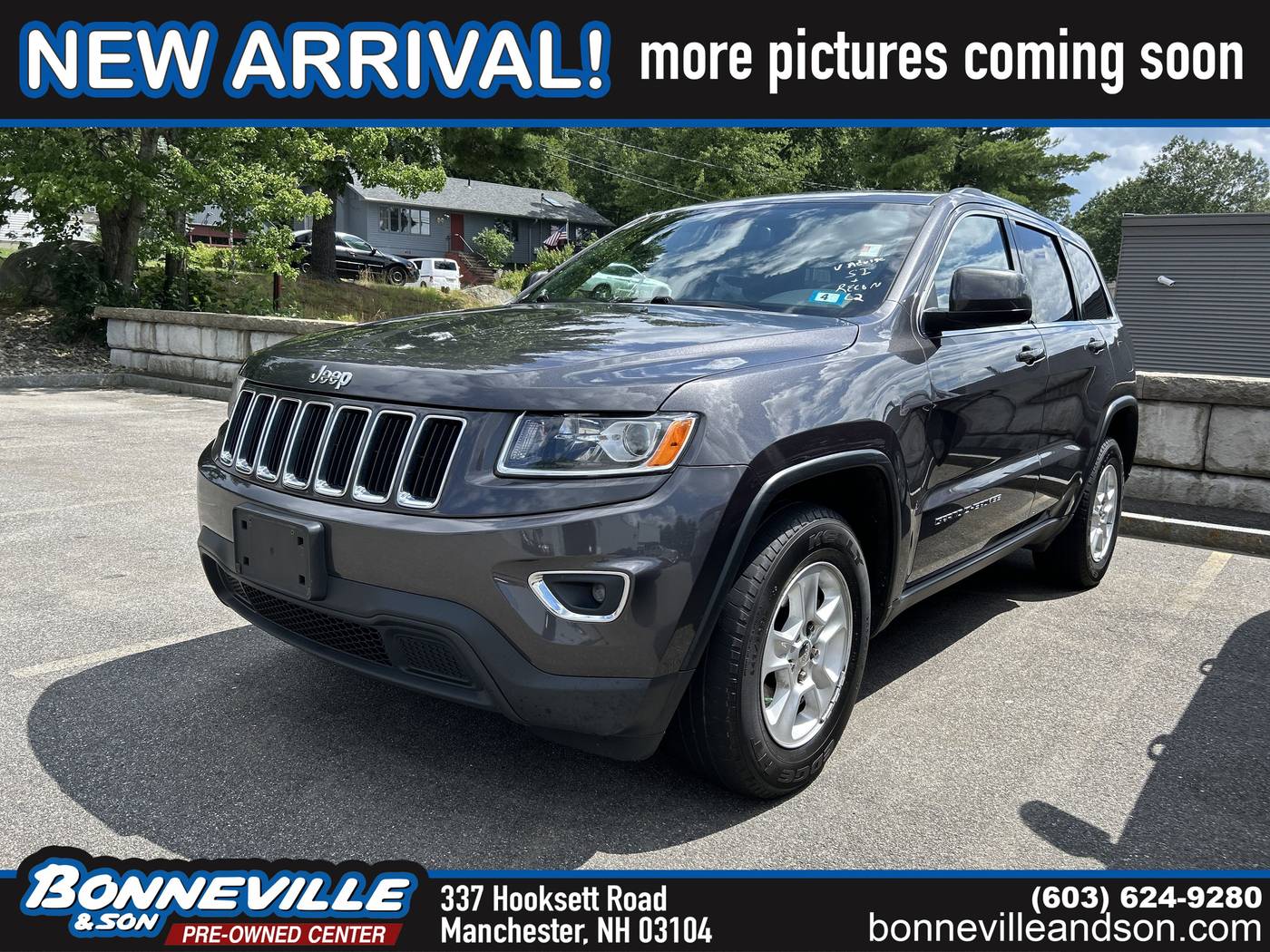 2015 Jeep Grand Cherokee Laredo — SUV — 124,020 mi — Manchester, NH