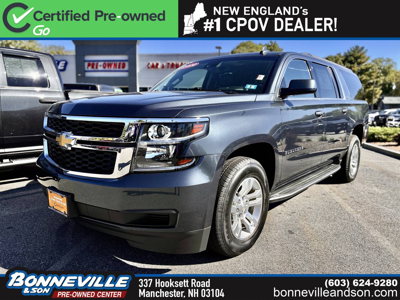 2020 Chevrolet Suburban LT — SUV — 108,447 mi — Manchester, NH