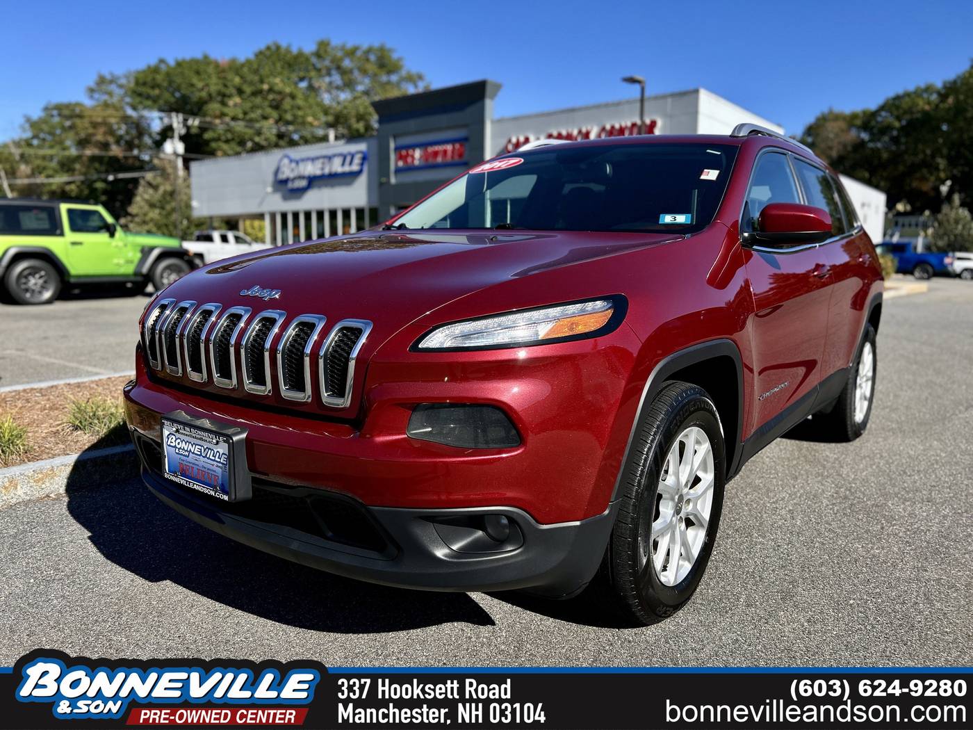 2017 Jeep Cherokee Latitude — SUV — 161,599 mi — Manchester, NH