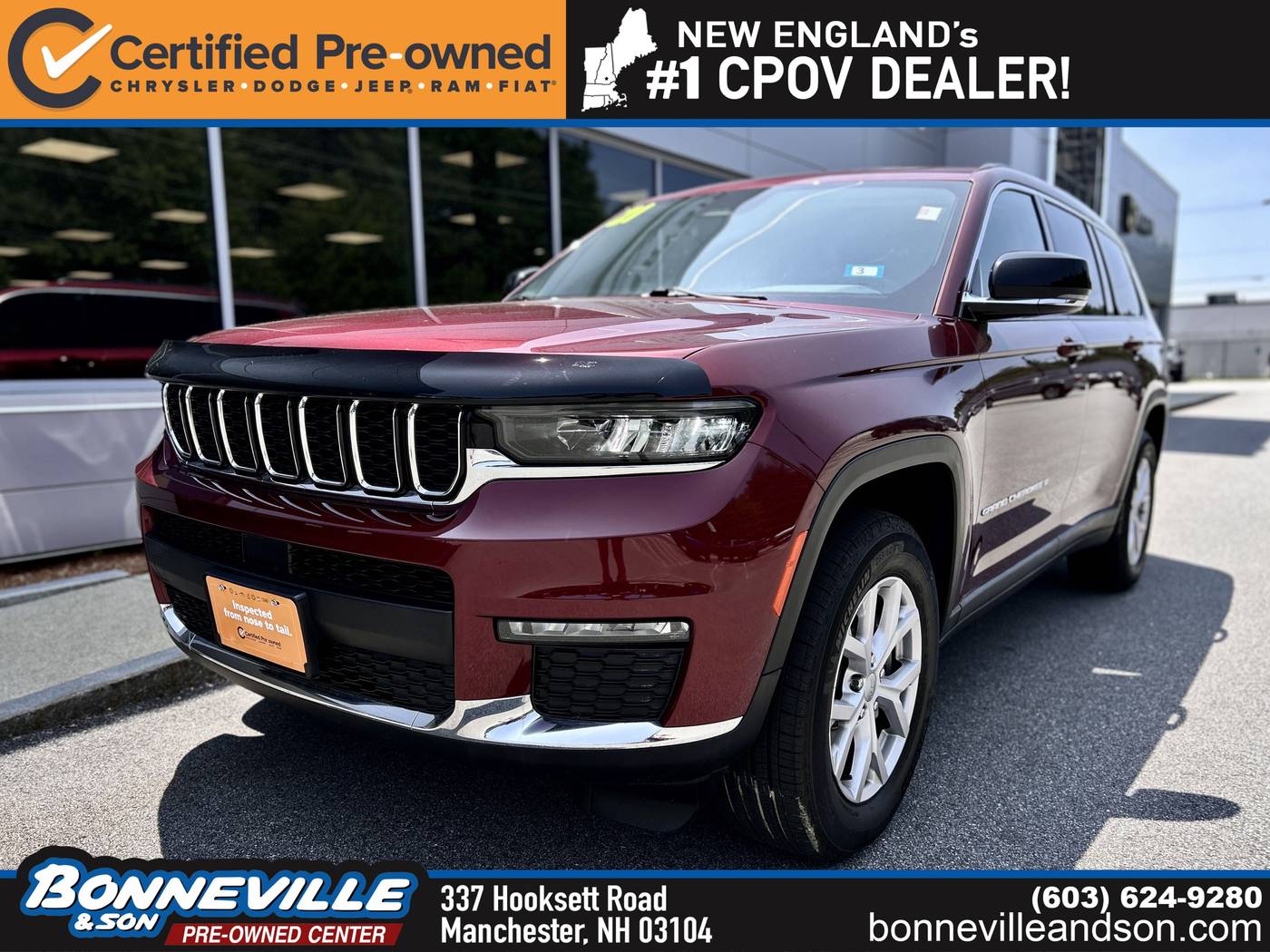 2021 Jeep Grand Cherokee Limited — SUV — 39,841 mi — Manchester, NH
