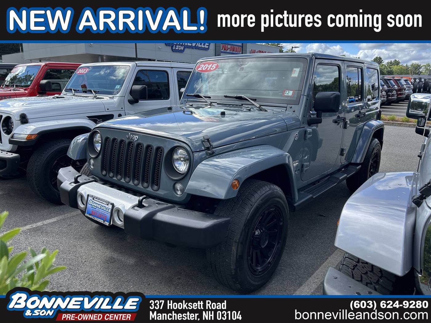 2015 Jeep Wrangler Sahara — SUV — 127,475 mi — Manchester, NH