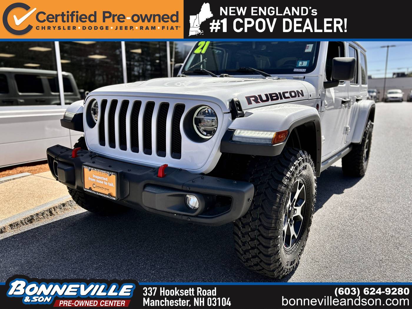 2021 Jeep Wrangler Rubicon — SUV — 38,032 mi — Manchester, NH