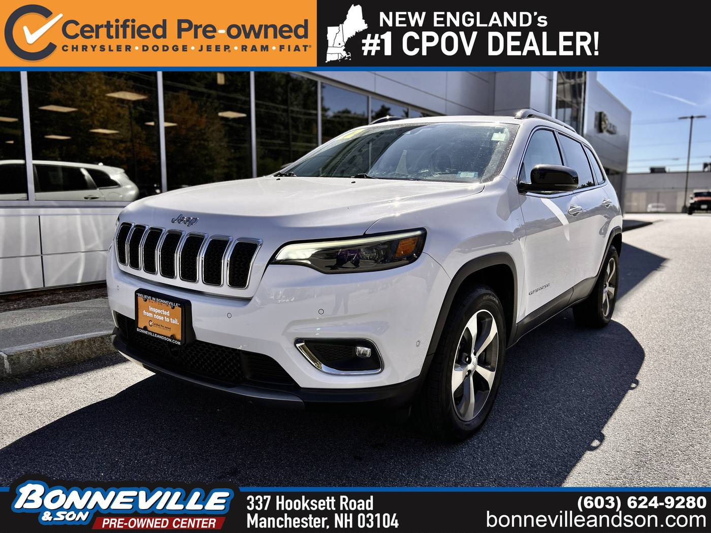 2022 Jeep Cherokee Limited — SUV — 41,241 mi — Manchester, NH