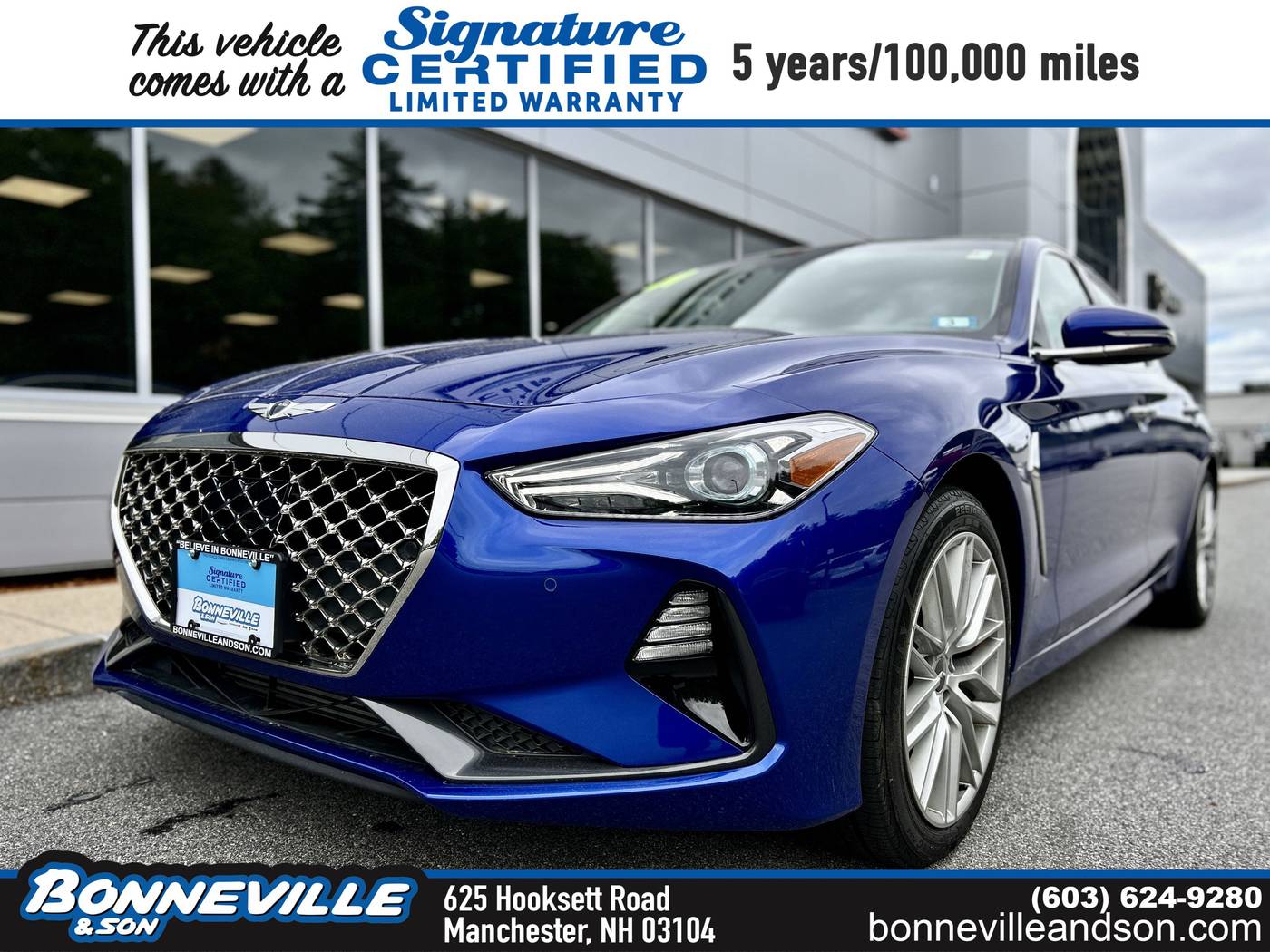2021 Genesis G70 2.0T — Sedan — 15,406 mi — Manchester, NH